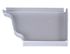 Talon corniche droit aluminium gris pour gouttière EDILIANS