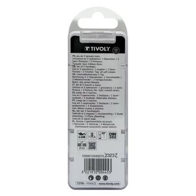 Tarauds en métal diamètre 4 mm par 3 - TIVOLY