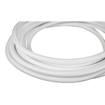 Câble électrique textile 2 x 0,75 mm² pour luminaire 3 m blanc - TIBELEC