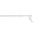 Tringle de vitrage extensible en métal de 0.65 à 1.1 m diam 9 mm Finition Blanc - MOBOIS