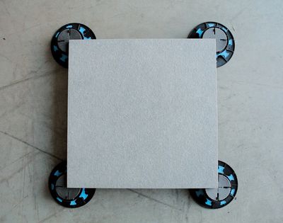 Plot pour dalle de terrasse hauteur réglable de 80 à 140 mm JOUPLAST TMP CONVERT