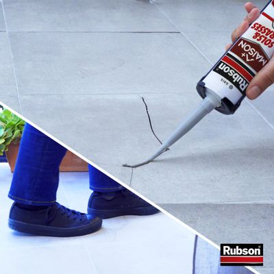 Mastic Sol & Terrasse Gris 280 ml - RUBSON