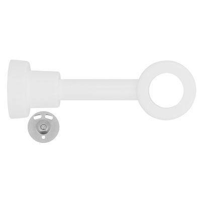 Support à oeil extensible en bois diam 28 mm Finition Blanc laqué - MOBOIS