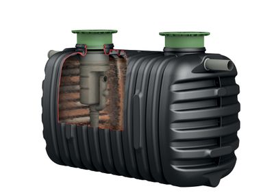 Fosse toutes-eaux 3000 litres rectangulaire GRAF