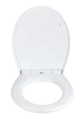Abattant WC frein de chute thermoplastique blanc Ostuni - WENKO