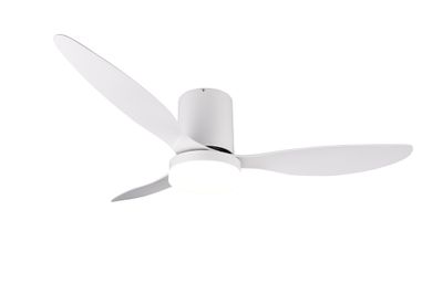 Ventilateur de plafond avec lumière LED + télécommande Blanc Ø132cm - Göteborg REALITY