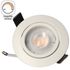 Spot LED encastrable dimmable et orientable module remplaçable Blanc - Ruby ARLUX