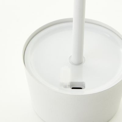 Lampe à poser extérieur rechargeable LED Jona blanc IP44 170 lumens blanc chaud - BRILLIANT