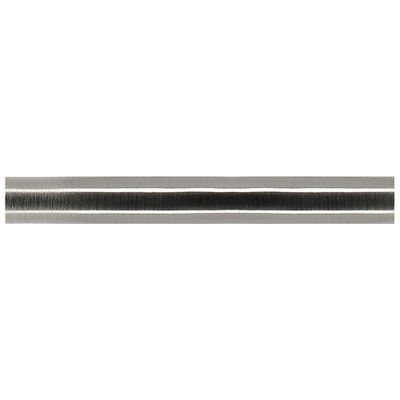 Tringle à rideaux en métal 1.50 m diam 20 mm Finition Chrome - MOBOIS