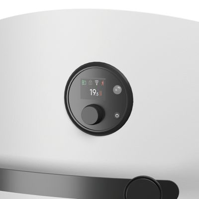 Sèche-serviettes soufflant à inertie sèche connecté ANURI 2 1200W blanc - NOIROT