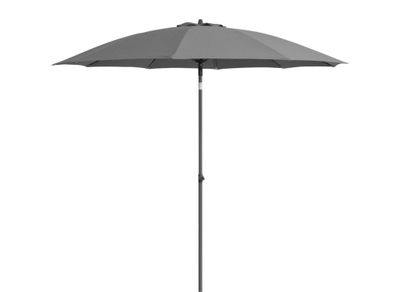 Parasol diamètre 2,70 m mât en aluminium gris PROLOISIRS
