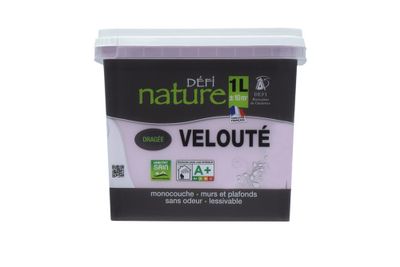 Peinture naturelle murale Dragée velours 1 L - DEFI NATURE