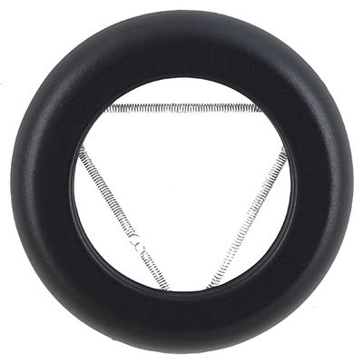 Rosace à ressorts émaillée noir mat diamètre 80 mm POUJOULAT