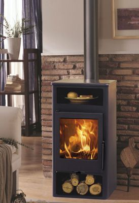 Poêle à bois 7* Flamme Verte ALTEA PANADERO Livraison à domicile incluse