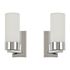Appliques pour salle de bains TWIN aluminium E 14 40 W IP 44 - COREP