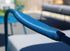 Salon de jardin Noa II 4 personnes en acier bleu/beige PROLOISIRS Livraison à domicile incluse
