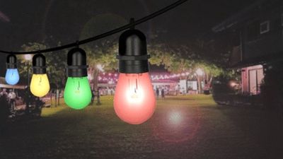 Guirlande lumineuse extérieur solaire E27 7,5m Stelar noir IP44 7,4 lumens RGB - ARLUX