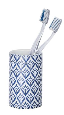 Gobelet brosses à dents céramique bleu Lorca WENKO