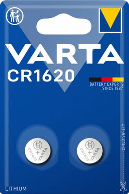 Piles lithium CR1620 par 2 - VARTA