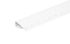 Lot 5 profilés départ bordure U PVC blanc 109 - longueur 4000 mm - DECEUNINCK