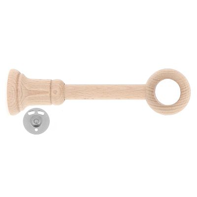 Support à oeil recoupable en bois diam 28 mm Finition Bois brut - MOBOIS