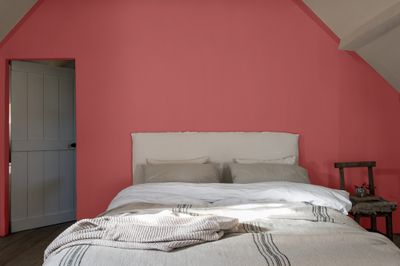 Peinture crème de couleur Ocre Magenta satin 0,5L - DULUX VALENTINE