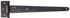 Penture anglaise 500 mm noir ALBERTS