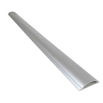 Passe câbles multimédia Sol Adhésif 1m gris - DEBFLEX