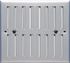 Grille métallique réglable aluminium anodisé 190 x 168 mm AUTOGYRE