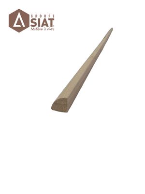 Quart de rond ayous raboté non traité - Ép.9 x 9 mm - L.2.40 m - GROUPE SIAT