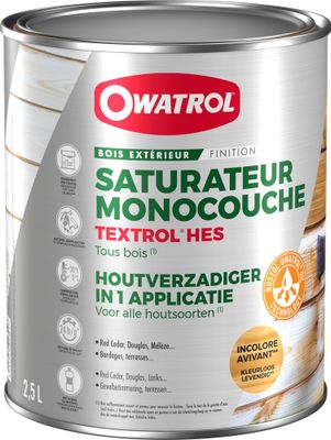 Saturateur TEXTROL HES Incolore avivant 2,5 L - OWATROL