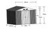 Abri de jardin en métal grand volume avec toit 2 pentes 6,6 m², Livraison à domicile incluse - HABRITA