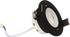 Spot LED encastrable dimmable et orientable module remplaçable Noir - Ruby ARLUX