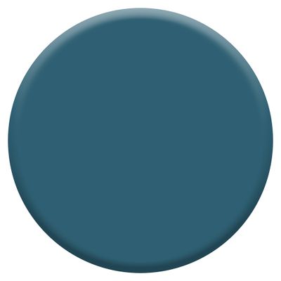 Peinture Crème de Couleur Cuisine et Bain Satin Bleu Paon 0,75 L