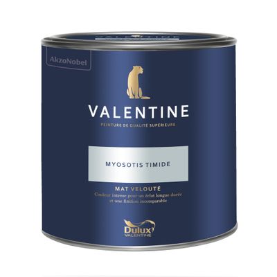 Peinture Valentine  Mat Velouté Myosotis Timide 2 L - DULUX VALENTINE