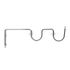 Support ouvert double longueur en métal diam 20 mm Finition Chrome - MOBOIS