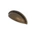 Poignée de meuble coquille laiton 64 mm par 4 REI