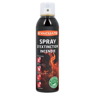 Spray extincteur incendie 200ml - EVACUATE