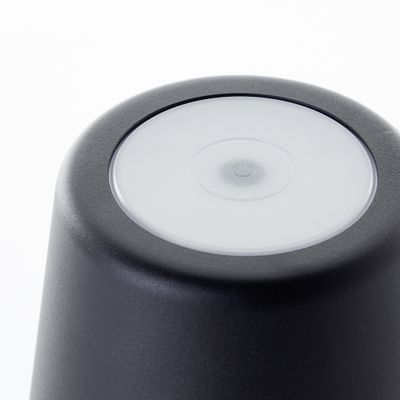 Lampe à poser extérieur rechargeable LED nickel XAANA blanc chaud - BRILLIANT
