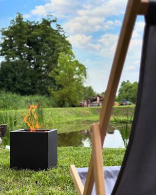 Brasero de cuisson sans fumée Z1 graphite avec grille acier ARTISS