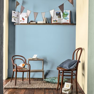 Peinture Crème de Couleur Bleu Céleste satin 1,25 l - DULUX