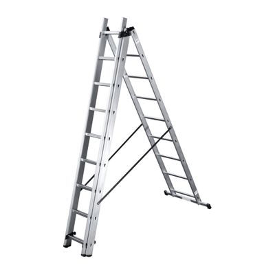 Echelle transformable base rapportée 3 plans HobbyStep 5,90 / 6,70 m HAILO