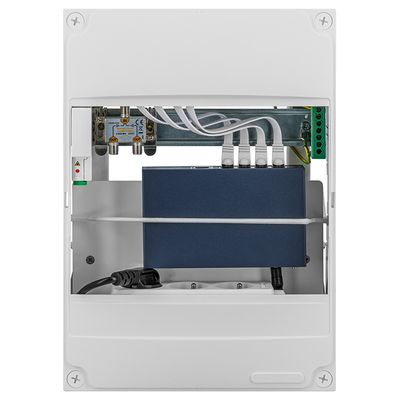 Coffret de communication grade 3 TV équipé 4 prises RJ45 et switch gigabit - Start M connect BATILEC