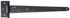 Penture anglaise 350 mm noir ALBERTS