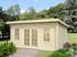 Chalet de jardin en bois Lisa avec toit plat - 19,5 m² hors-tout - Livraison à domicile incluse - PALMAKO