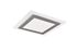 Plafonnier MORGAN carré nickel LED 46W 6000 lumens blanc dynamique CCT - TRIO