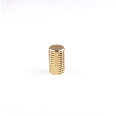 Bouton de meuble cylindrique aluminium laiton 18 x 32 mm REI