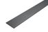 Profilé plat pour baie aluminium gris 50 mm x 250 cm CLOSY