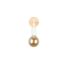 Applique E27 Merida blanc et bois 10W - REALITY