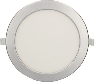 Spot LED encastrable extra-plat Ø220 mm Argent - Saturn ARLUX